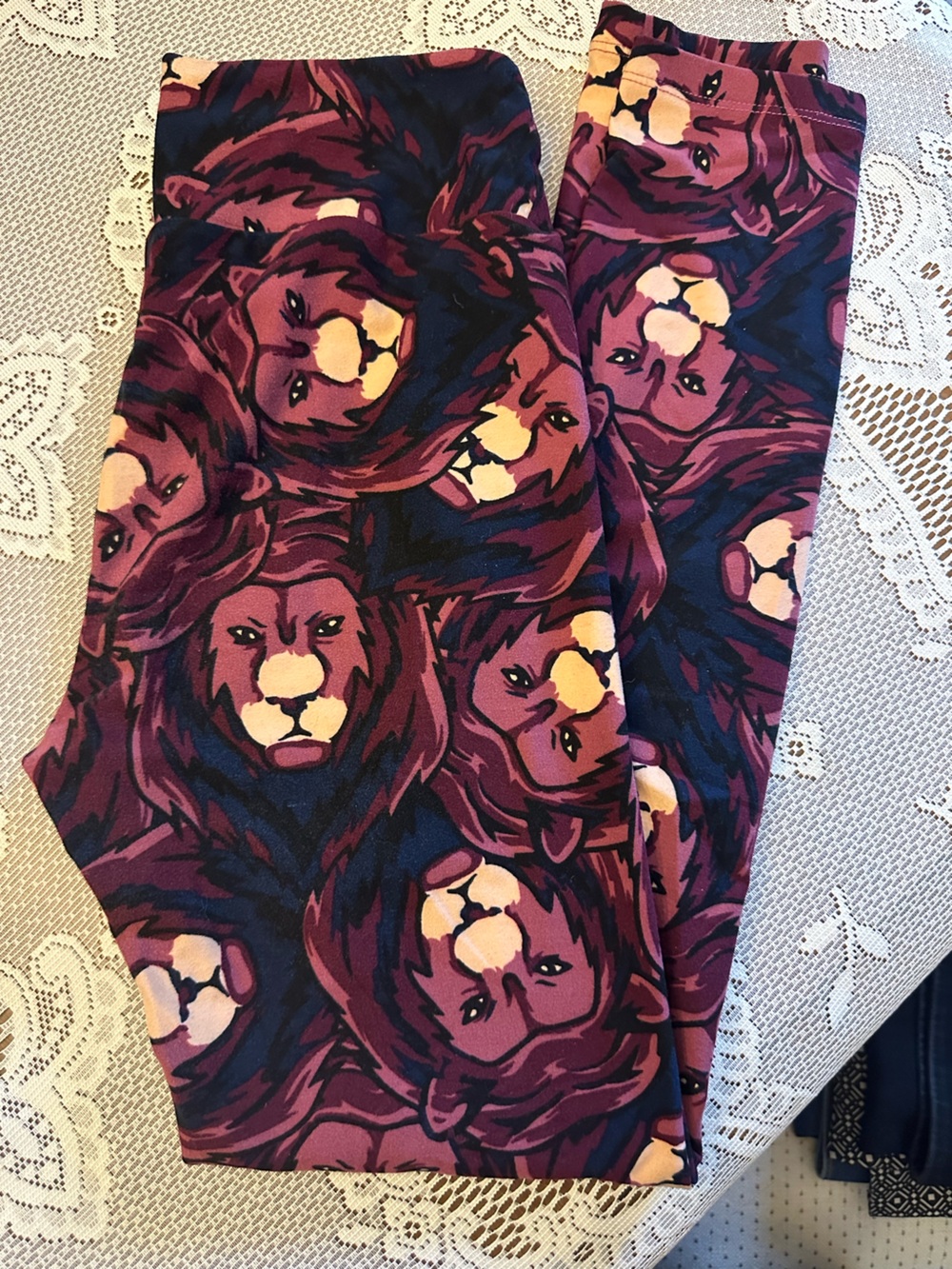 Women’s Lularoe Lion Print Leggings, OS, 5 for $25 Deal!
